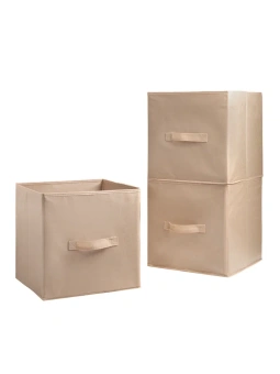 Короб для хранения GEMLUX 28x28x28 бежевый